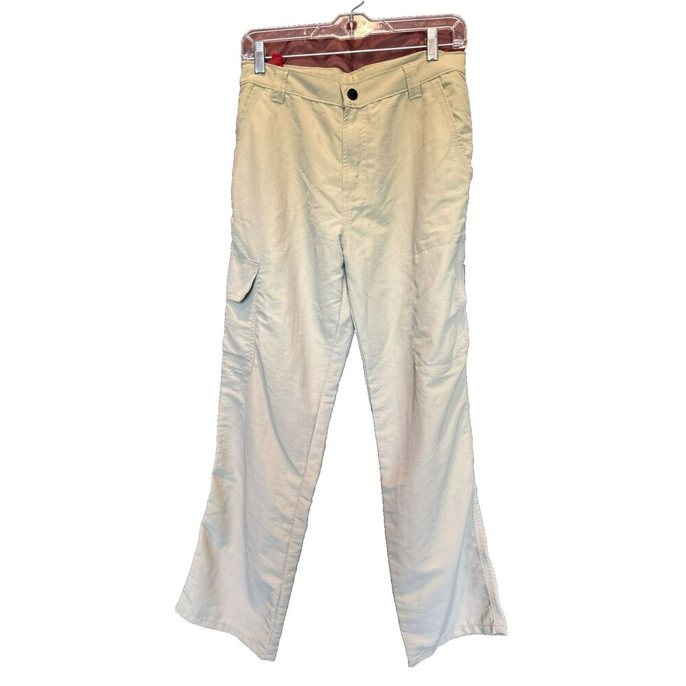 Wrangler Outdoors Boys Khaki Pants Size 16 Regular Adjustable Waist